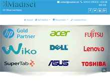 Tablet Screenshot of madisel.net